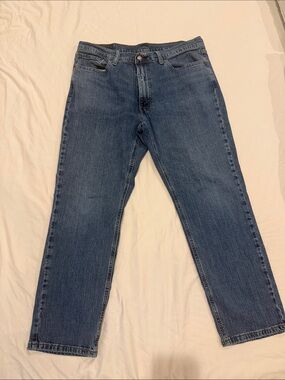 Levi's Men's Straight Leg Jeans - Mid Blue Denim